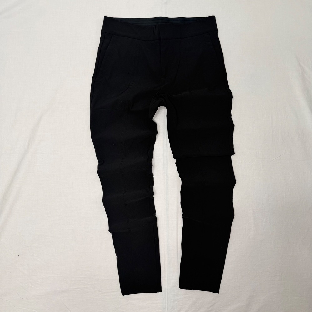 Athleta Wander Stash Skinny Pants Womens 2 Black Pull On Hiking Travel Stretch - Picture 2 of 6